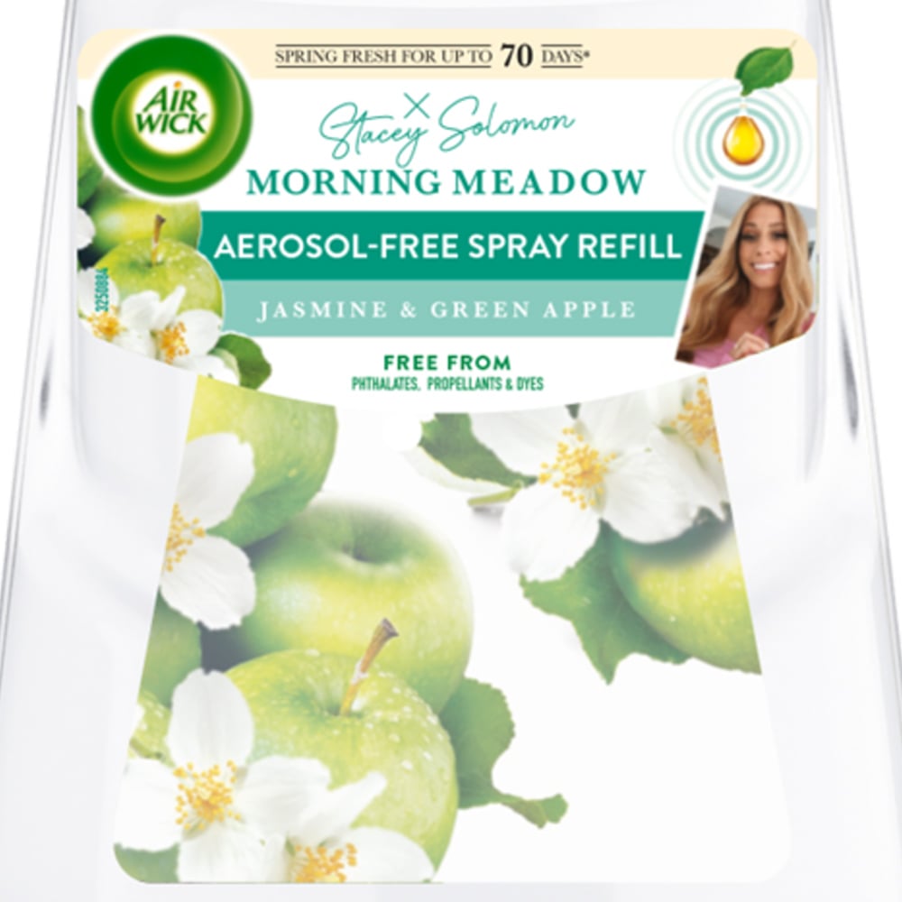 Air Wick X Stacey Solomon Morning Meadow Aerosol Free Spray Refill Case of 4 x 228ml Image 4