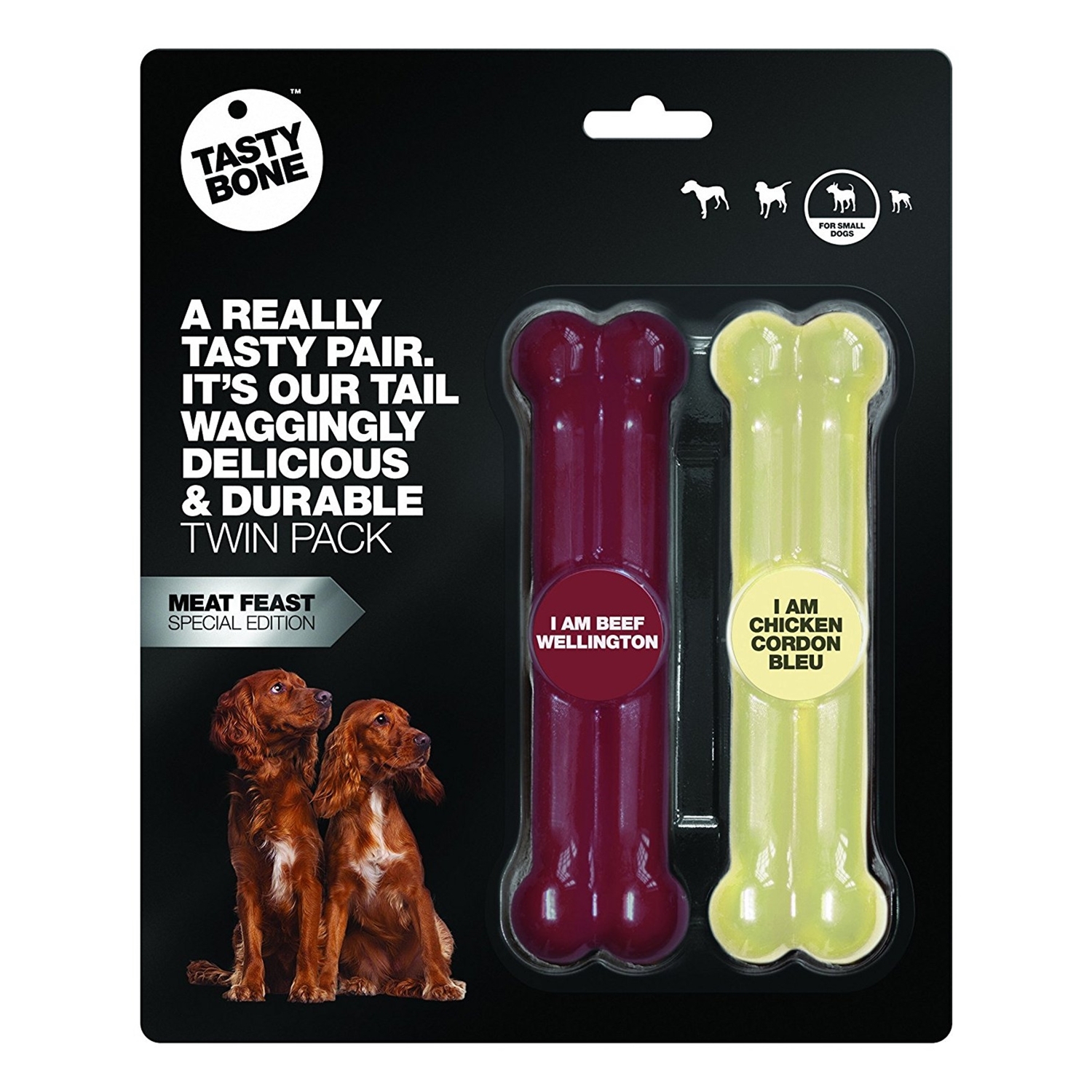 Tasty Bone Meat Feast Twin Pack for Small Dogs Image 1