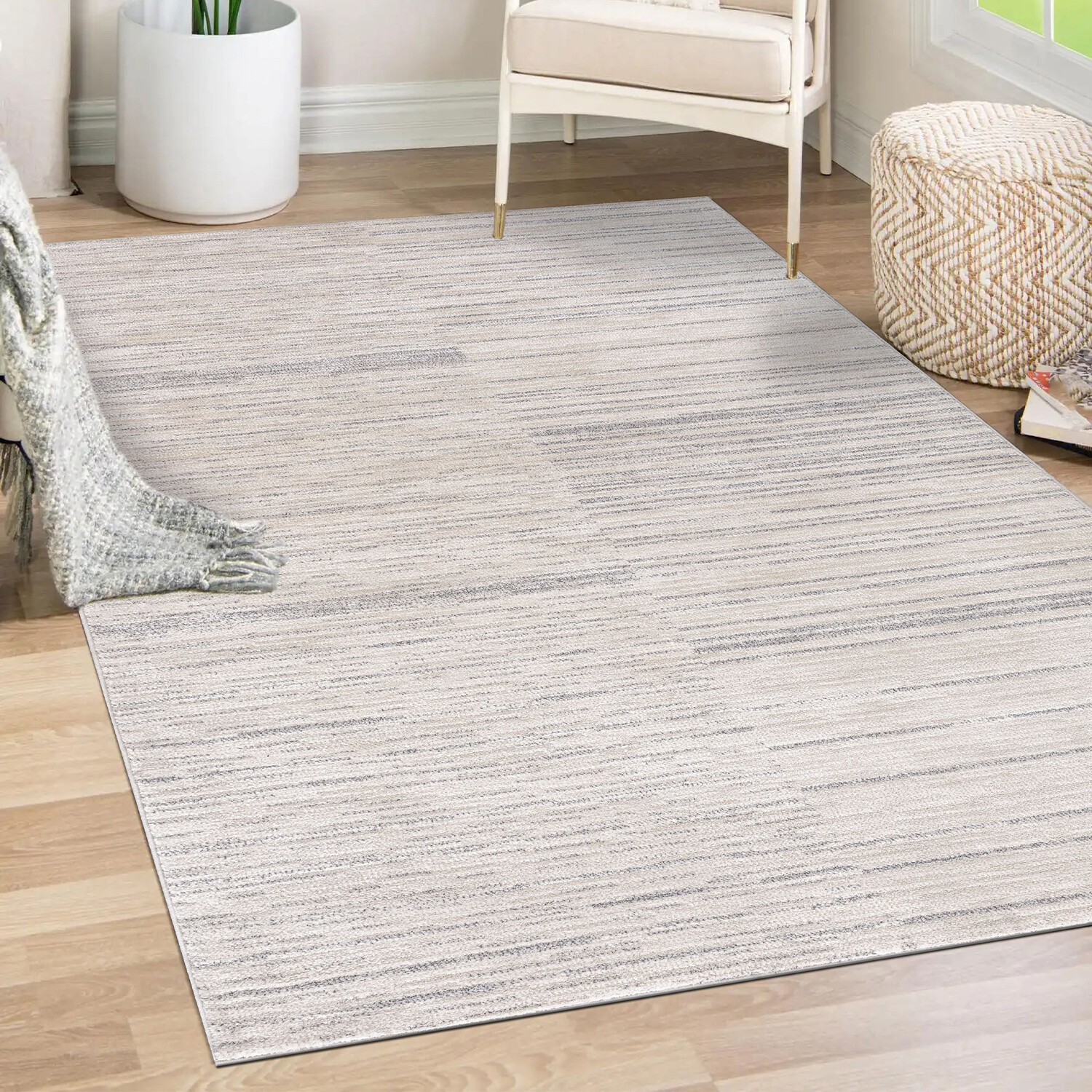 Seasons Linear Rug - Beige / 160cm Image 2