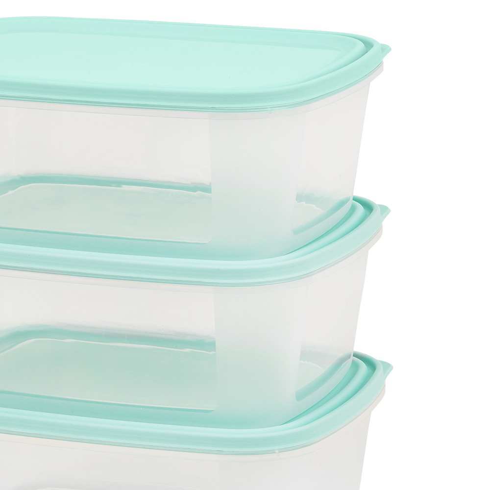 Wham 2L Everyday Food Box and Lid 3 Pack Image 3