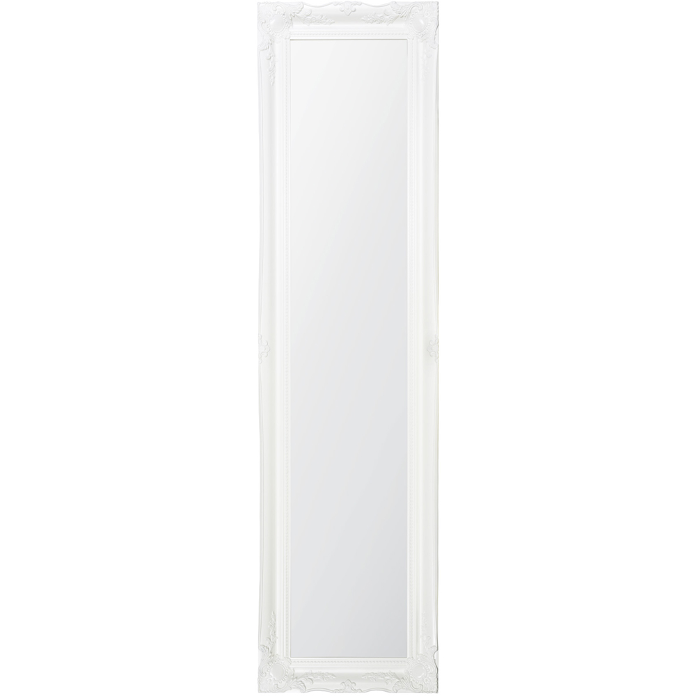 MirrorOutlet Hamilton White Shabby Chic Wall Mirror 167 x 45cm Image 1