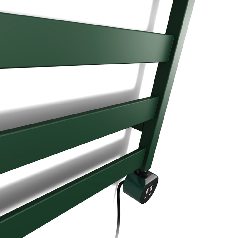 Terma Vivo Matt Green Electric Towel Rail with VEO Element Controller 1630 x 500mm Image 5