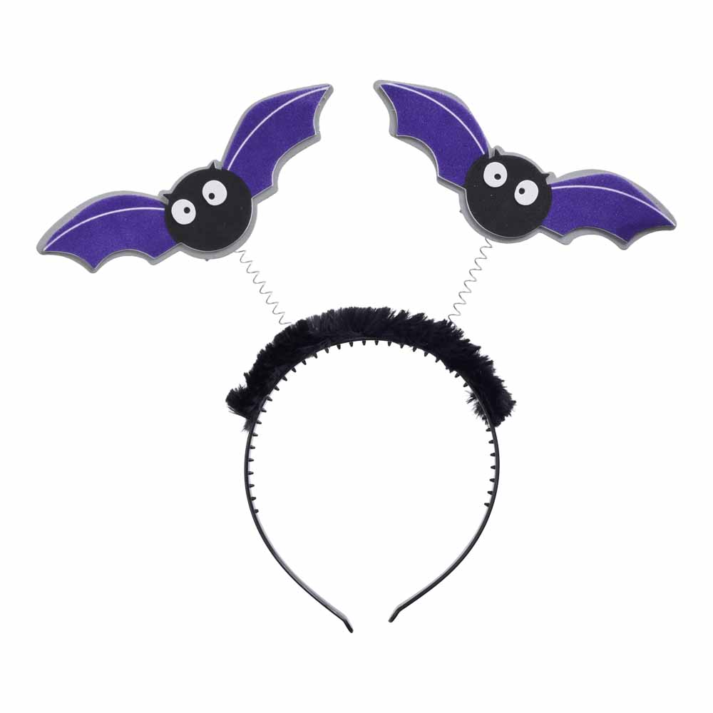 Wilko Halloween Bat Headband Bopper Image 1