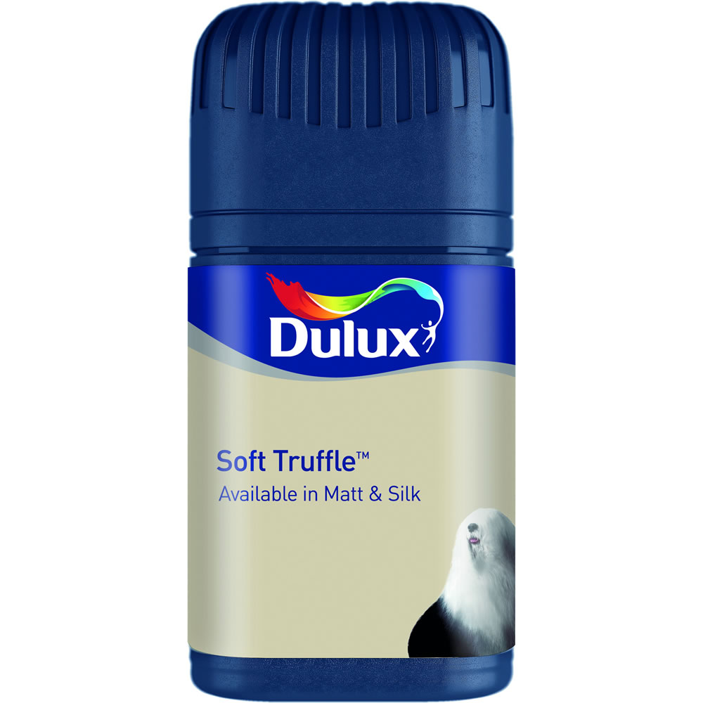 Dulux Soft Truffle Matt Emulsion Paint Tester Pot 50ml Image 1