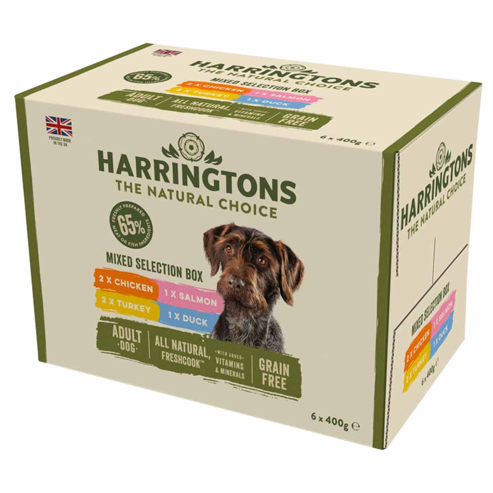 Harringtons Wet Dog Food Mixed Selection 6x400g Image