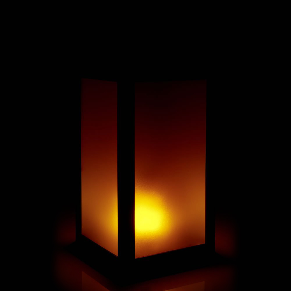 Wilko Fire Glow Solar Lantern Image 3