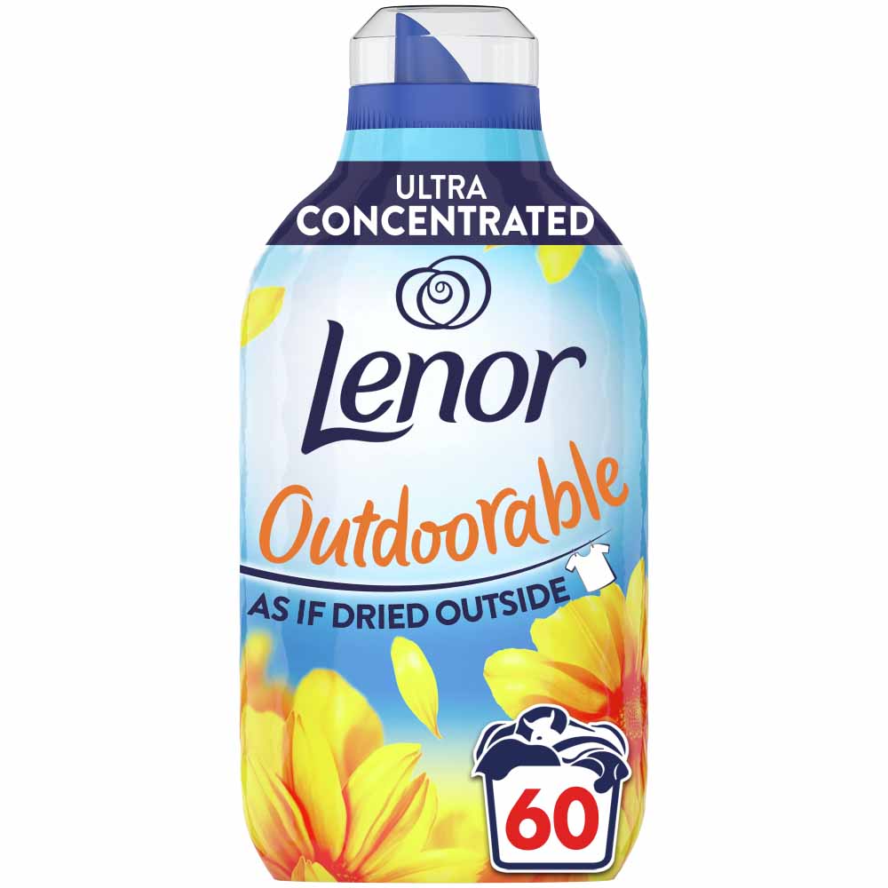 Lenor Outdoorable Summer Breeze Fabric Conditioner 60 Washes 840ml Image 1