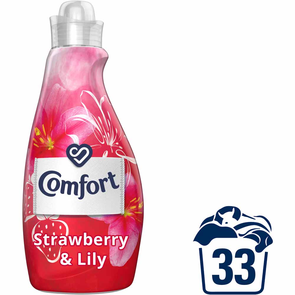 Comfort Strawberry and Lily Fabric Conditioner 33 Wash 1.16L Image 1