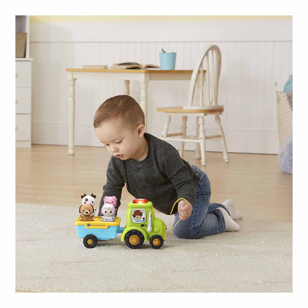 VTech Shapes & Animals Tractor Image 4