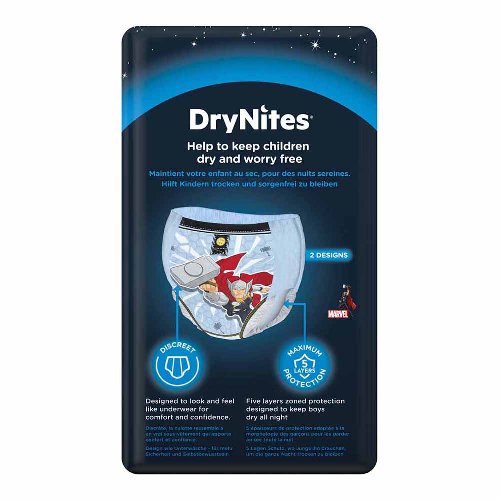 Huggies DryNites Pyjama Pants Boys 4 to 7 years 10 Pack Image 4
