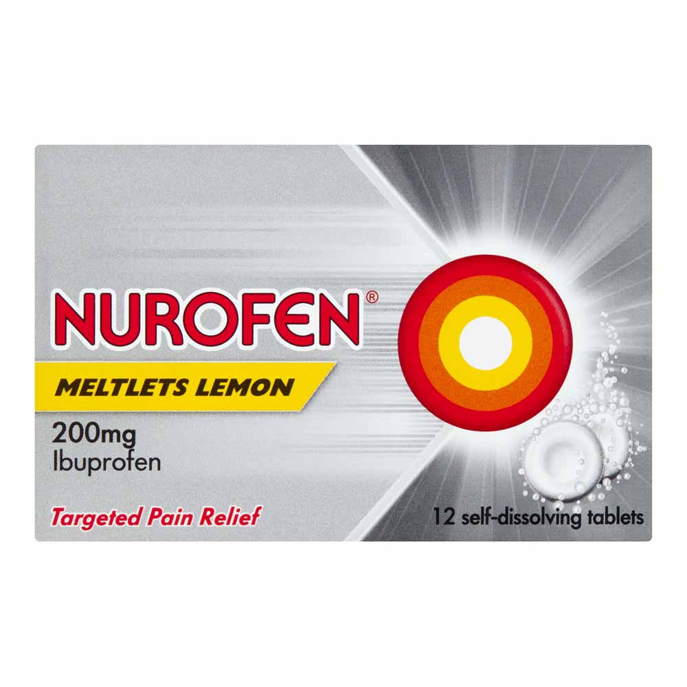Nurofen Meltlets Lemon 12 pack Image 1
