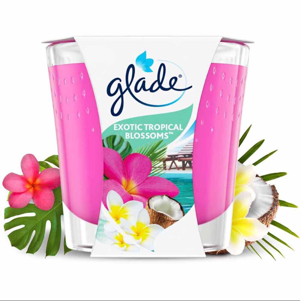 Glade Candle Tropical Blossoms Air Freshener 129g Image 2