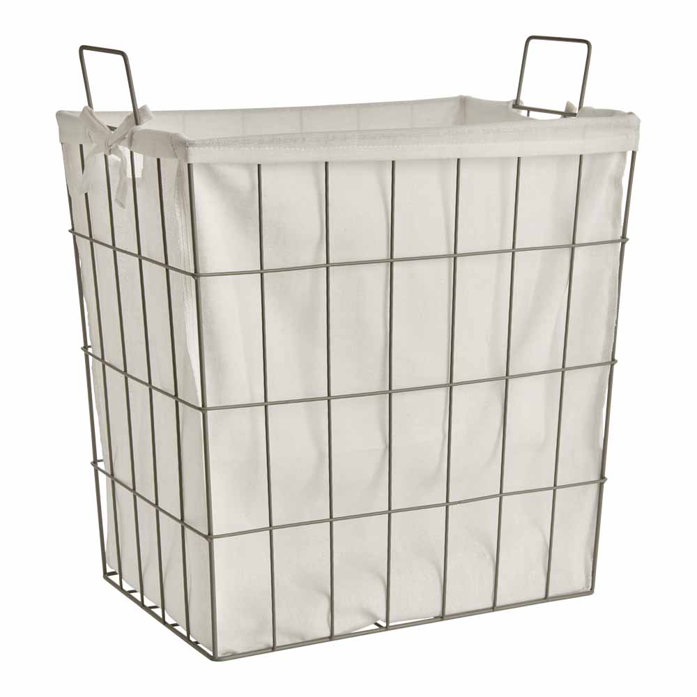 Wilko Wire Laundry Basket Wilko
