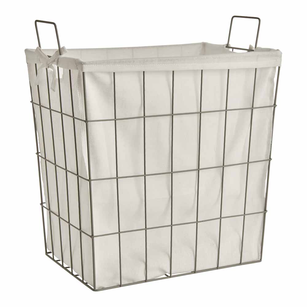 Wilko Wire Laundry Basket Image 1