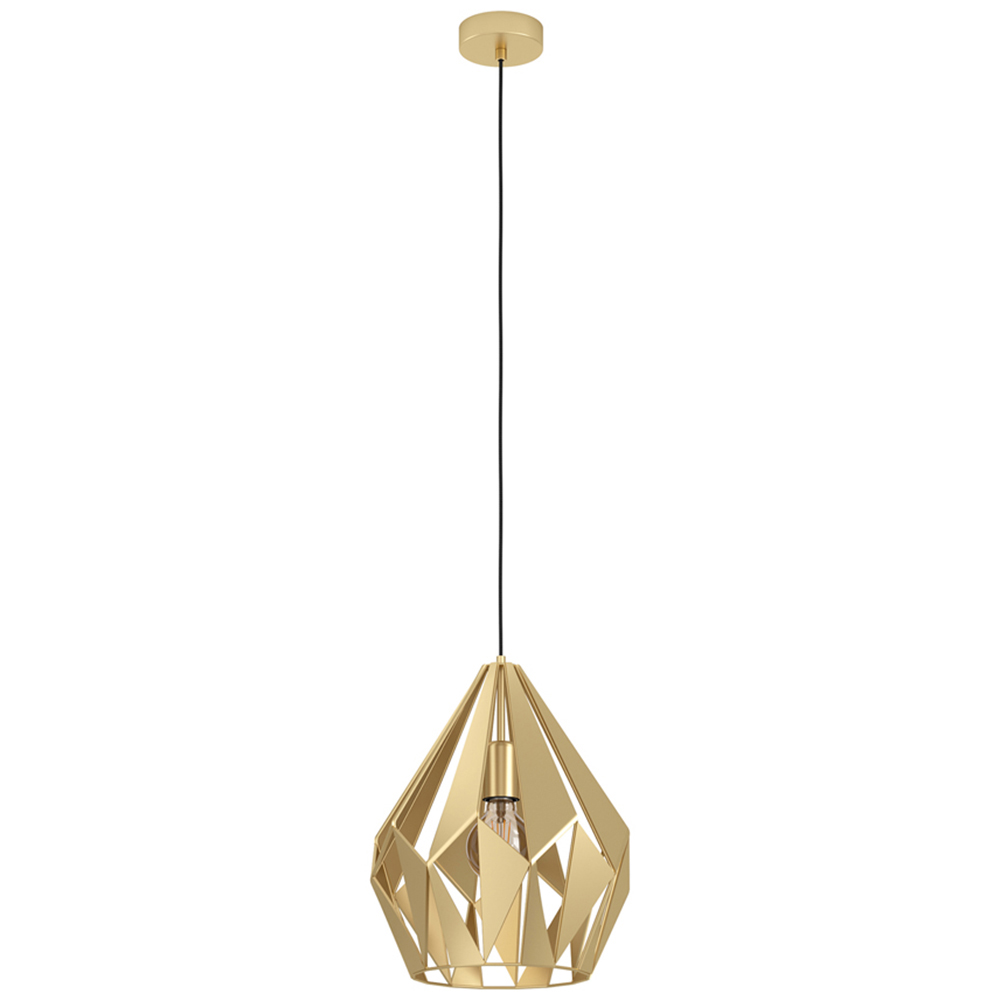 EGLO Carlton Gold Pendant Light Image 1