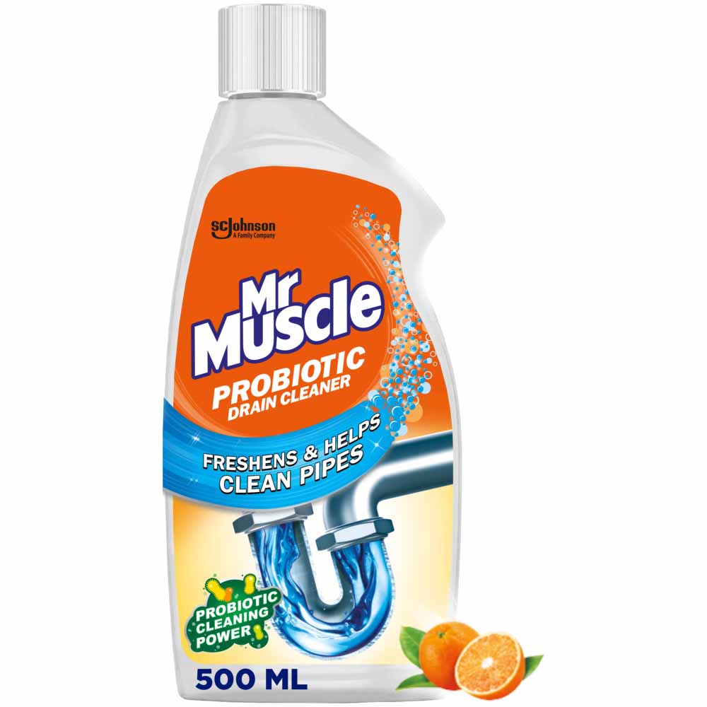 Mr Muscle Probiotic Drain Cleaner 500ml Image 1