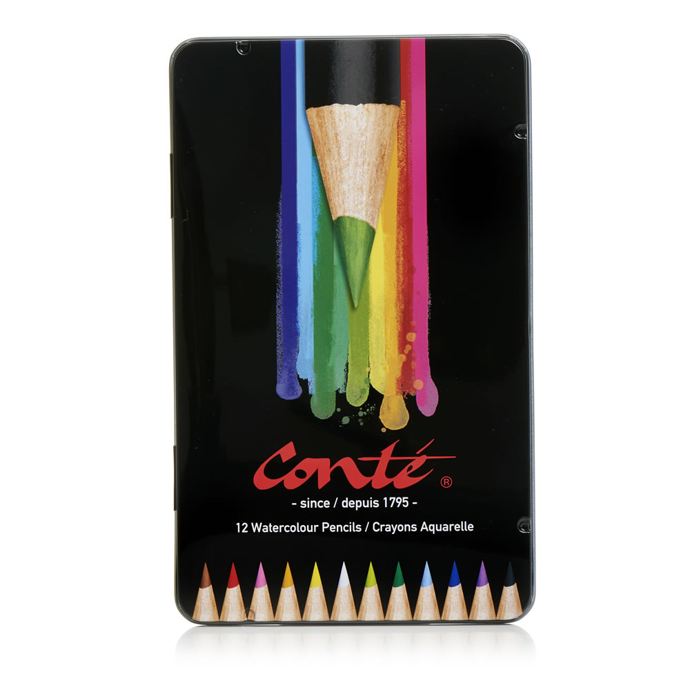Bic Conte Premium Watercolour Pencils 12pk Image 1