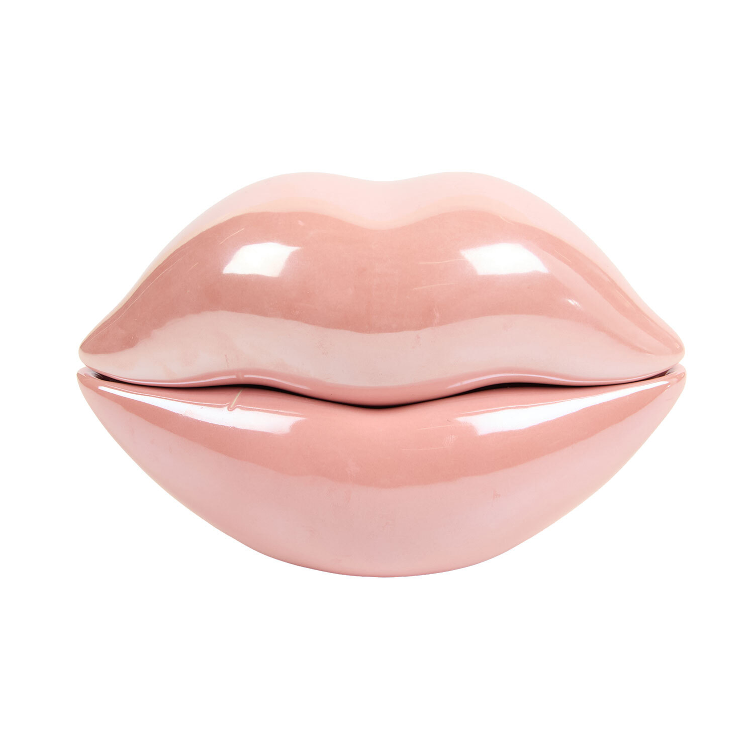 Pearlised Lip Ceramic Candle Pink Image 2