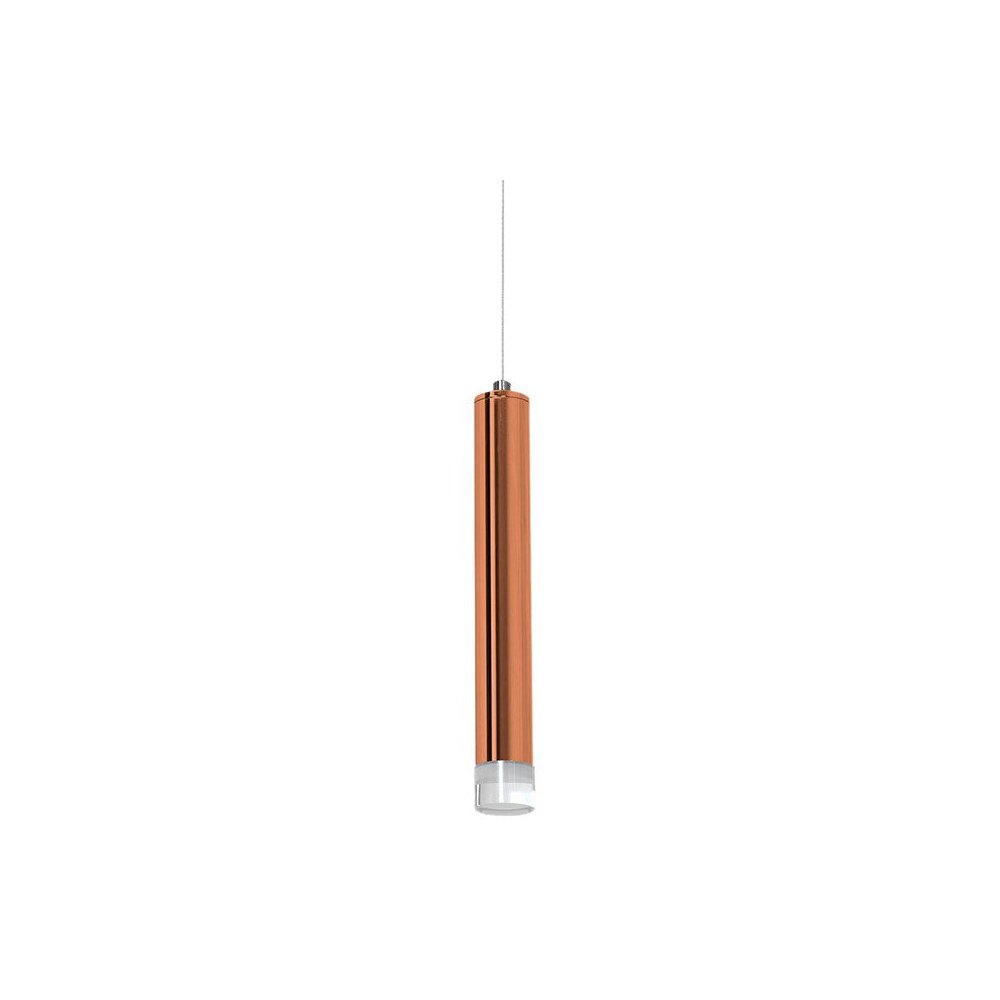 Milagro Copper Metallic LED Pendant Lamp 230V Image 3