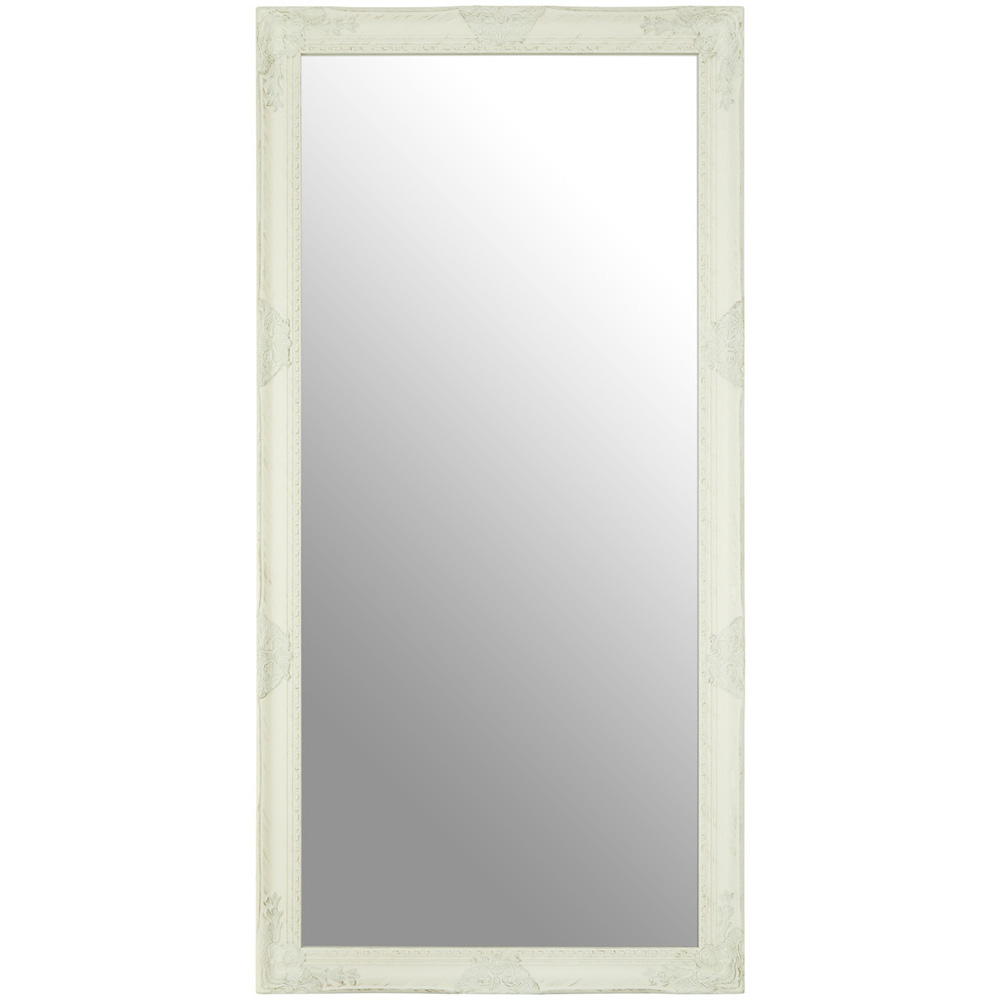 Premier Housewares Andrey White or Brushed Gold Finish Wall Mirror Image 1