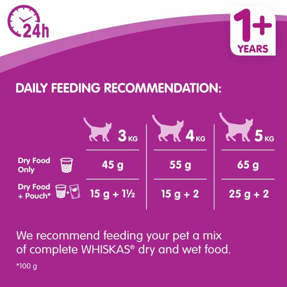 Whiskas Complete Chicken and Vegetables Dry Cat Food 825g Image 6