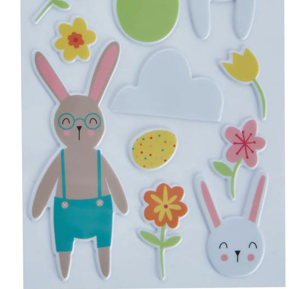 Wilko Easter Raised Stickers 2 pack Image 6