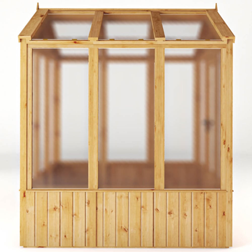 Mercia Woodsman Apex Polycarbonate 6 x 6ft Greenhouse Image 4