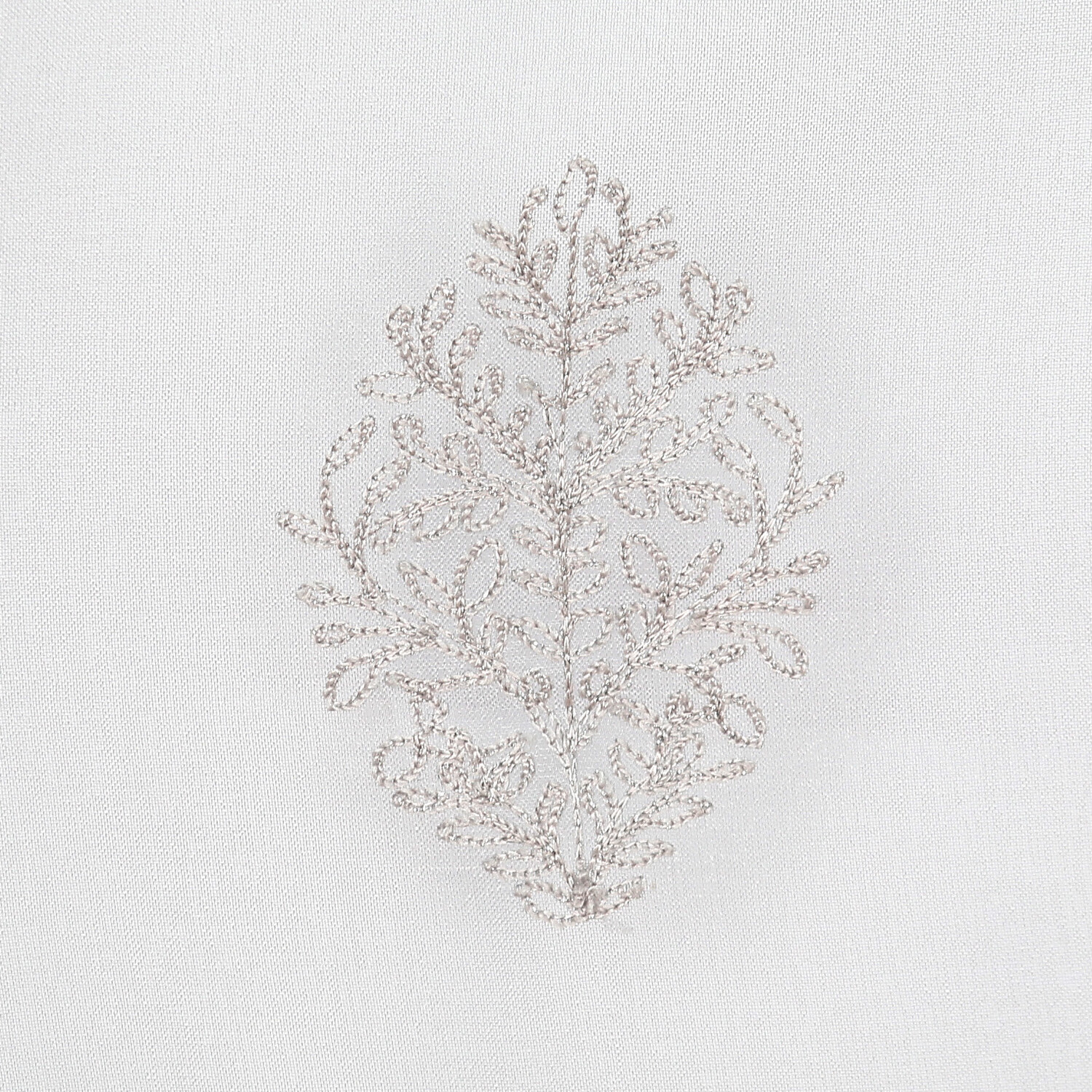 Aviemore Embroidered Voile Curtain Grey Image 4