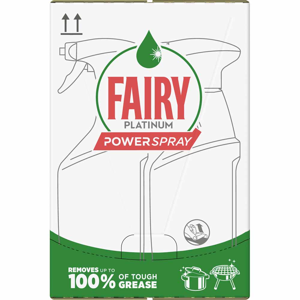 Fairy Platinum Washing up Power Spray 500ML Image 2