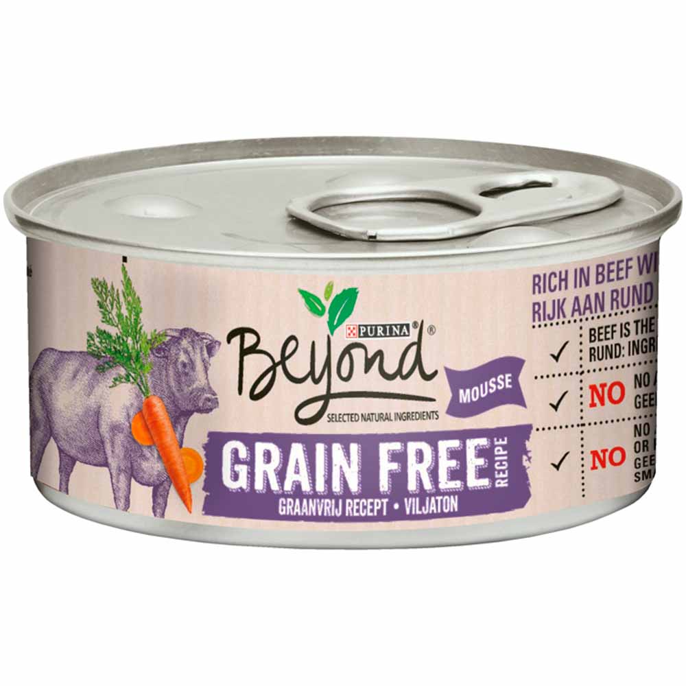 Beyond Grain Free Cat Food Beef in Mousse 85g Image 2