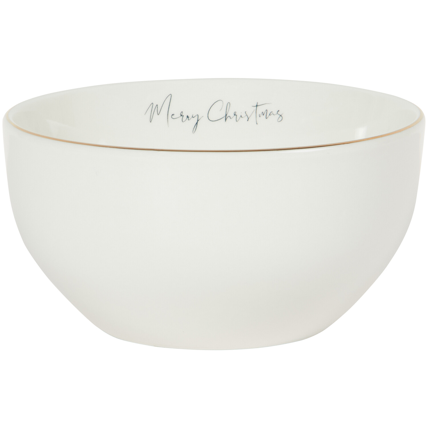Christmas Pine Rice Bowl 5.6 inch - Gold Image 1