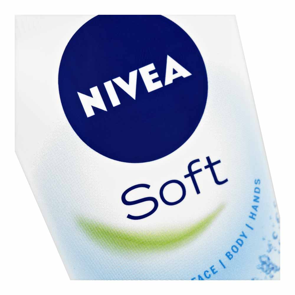 Nivea Soft Moisturiser Cream for Face Hands and Body 75ml Image 2