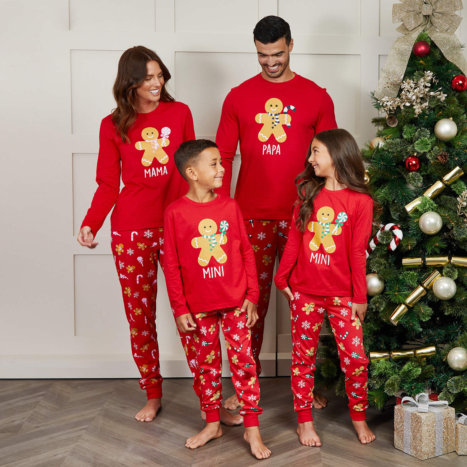 Papa Gingerbread Loungewear Set - Red / M/L Image 6