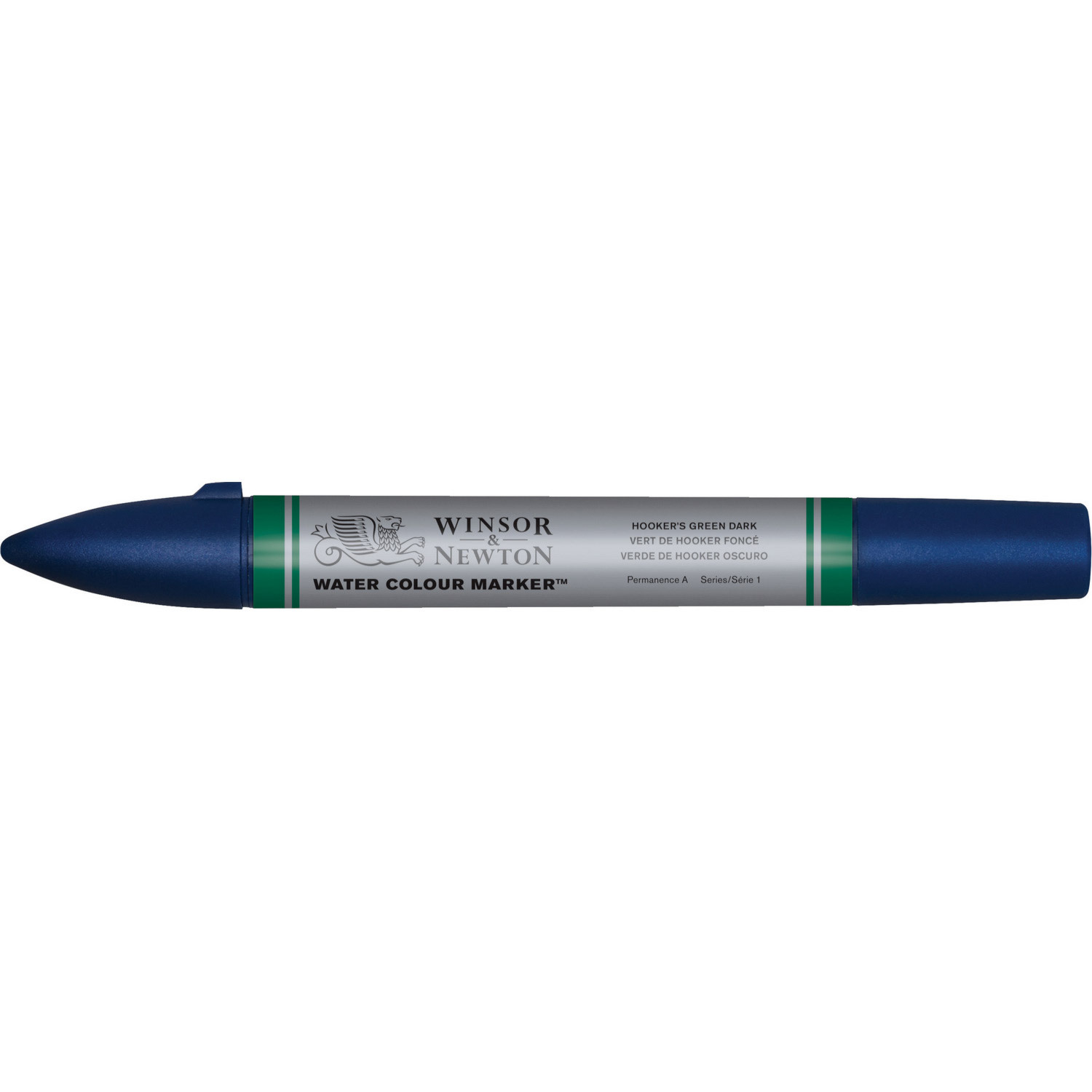 Winsor and Newton Water Colour Marker - Hookers Green Dark Image 1