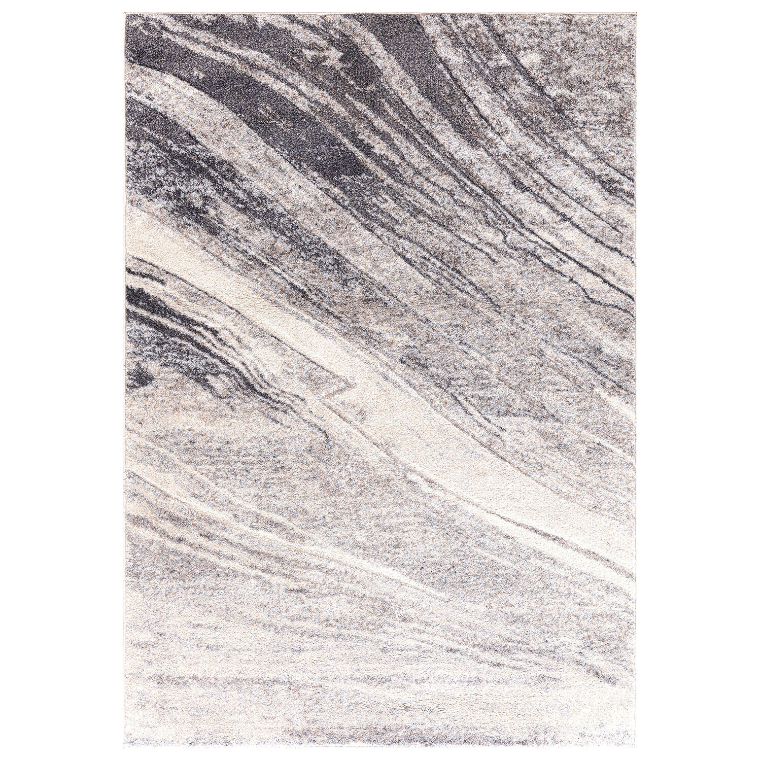 Milano Slate Rug - Grey / 160cm Image 1