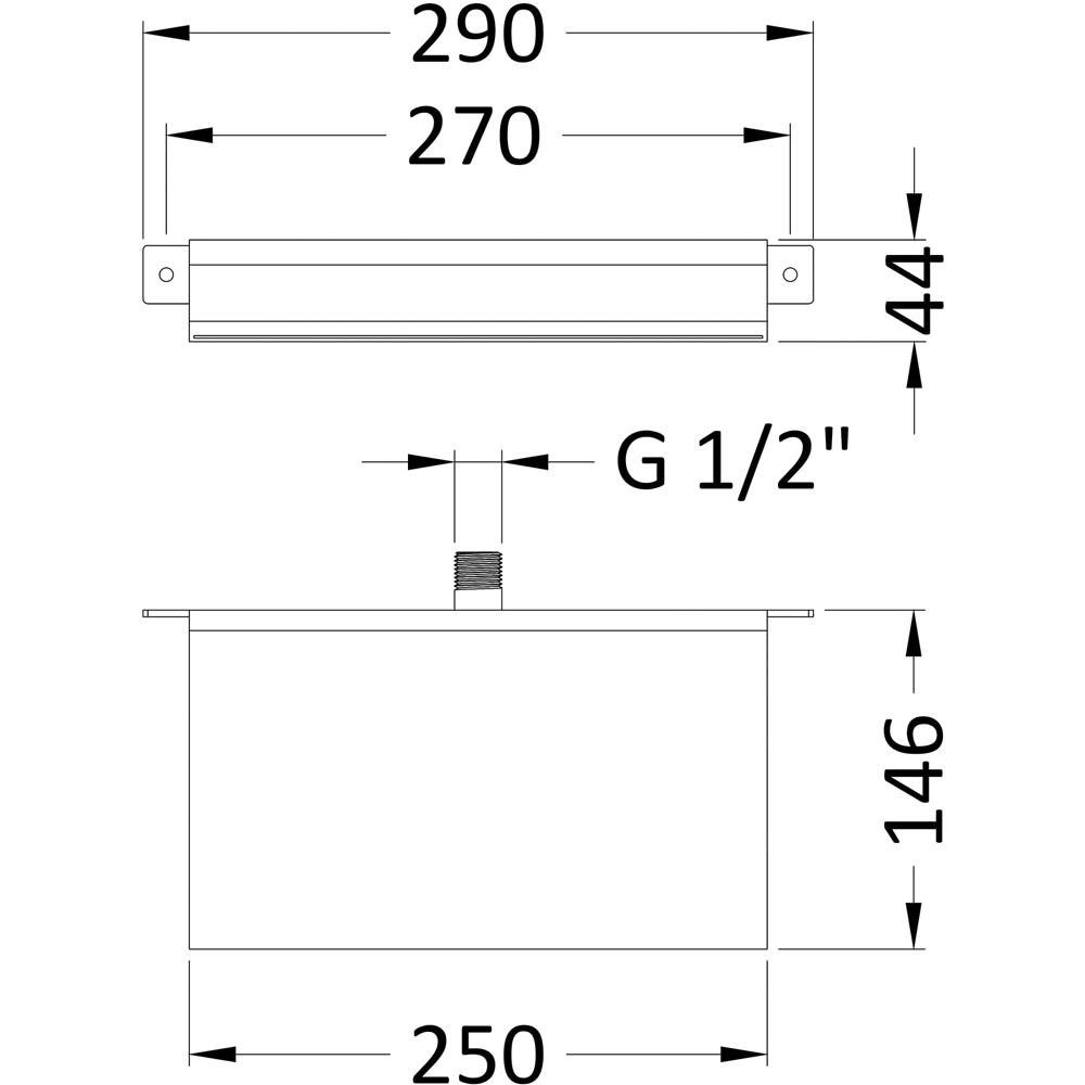 nuie Chrome Bath Filler Image 4