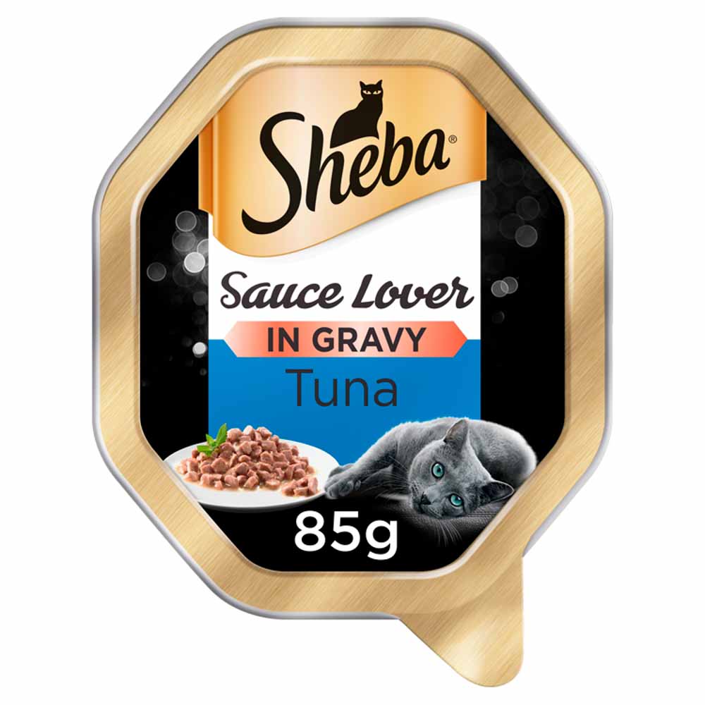 Sheba Sauce Lover Tuna in Sauce Cat Food Tray 85g Image 1