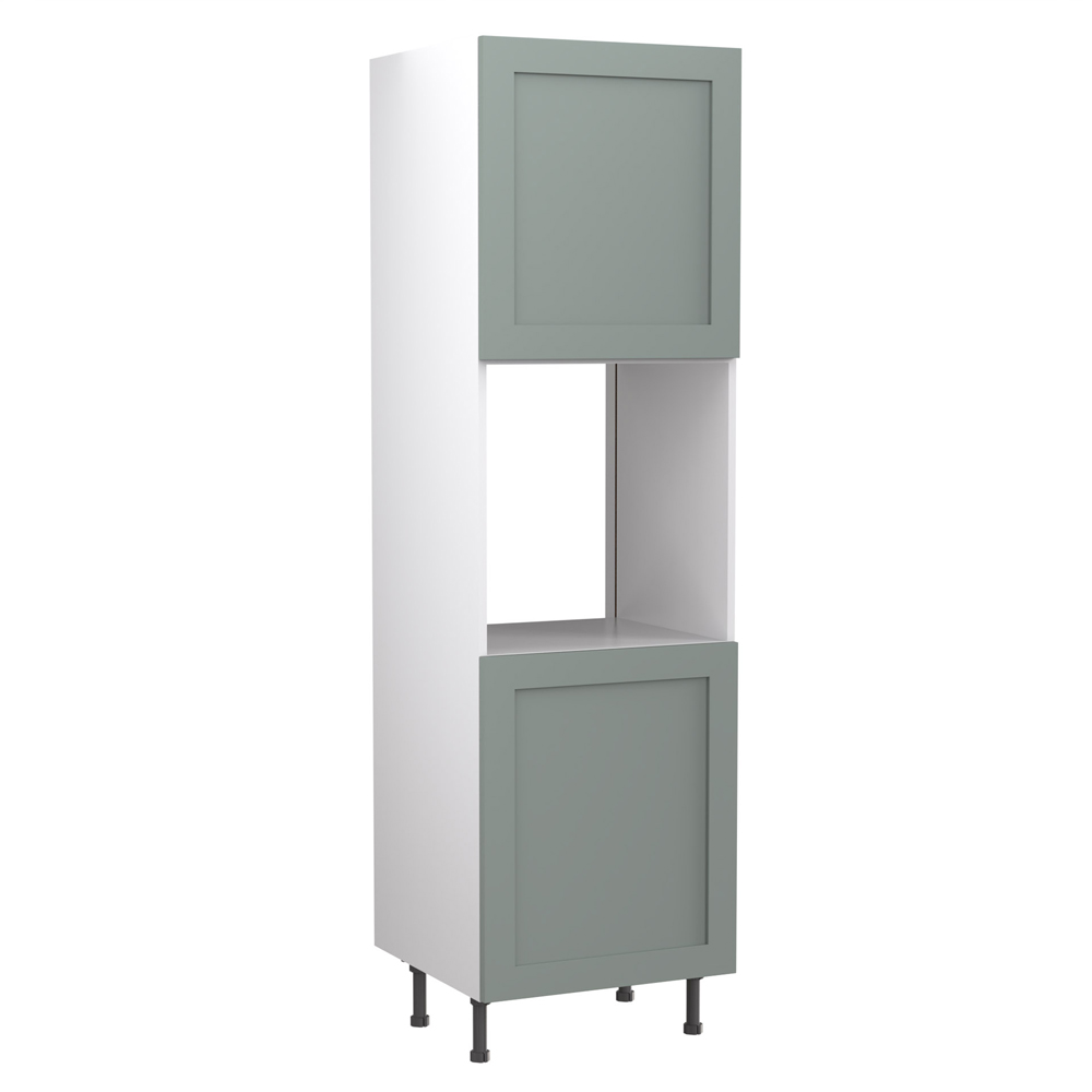 Kitchen Kit Shaker Matt Sage Green Single Oven Housing Flatpack Image 1