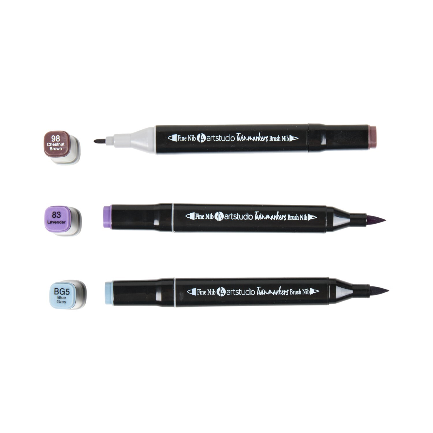 Pack of 12 Twin Aqua Markers Image 3