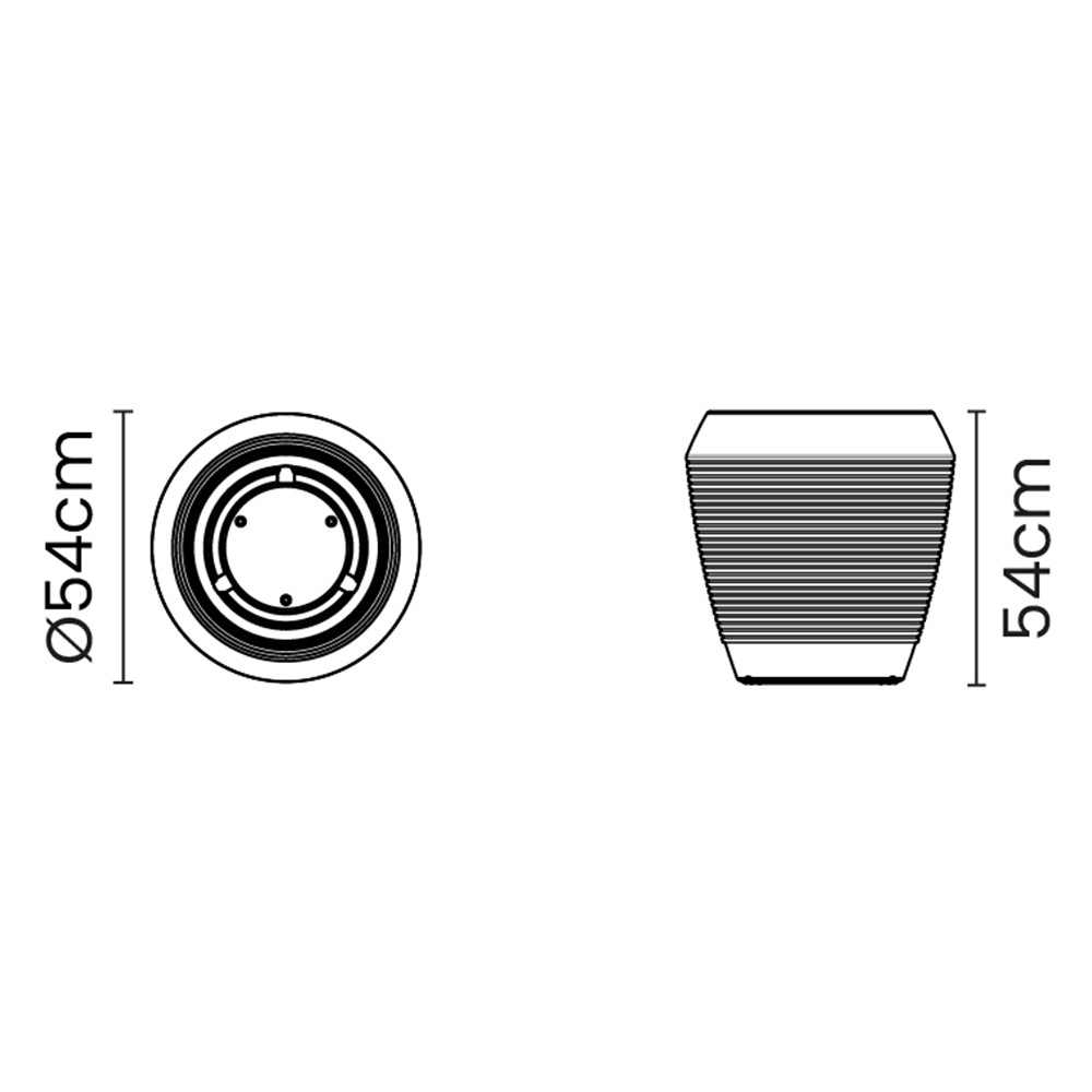 Tramontina Terracotta Egipcio Planter 54cm Image 4