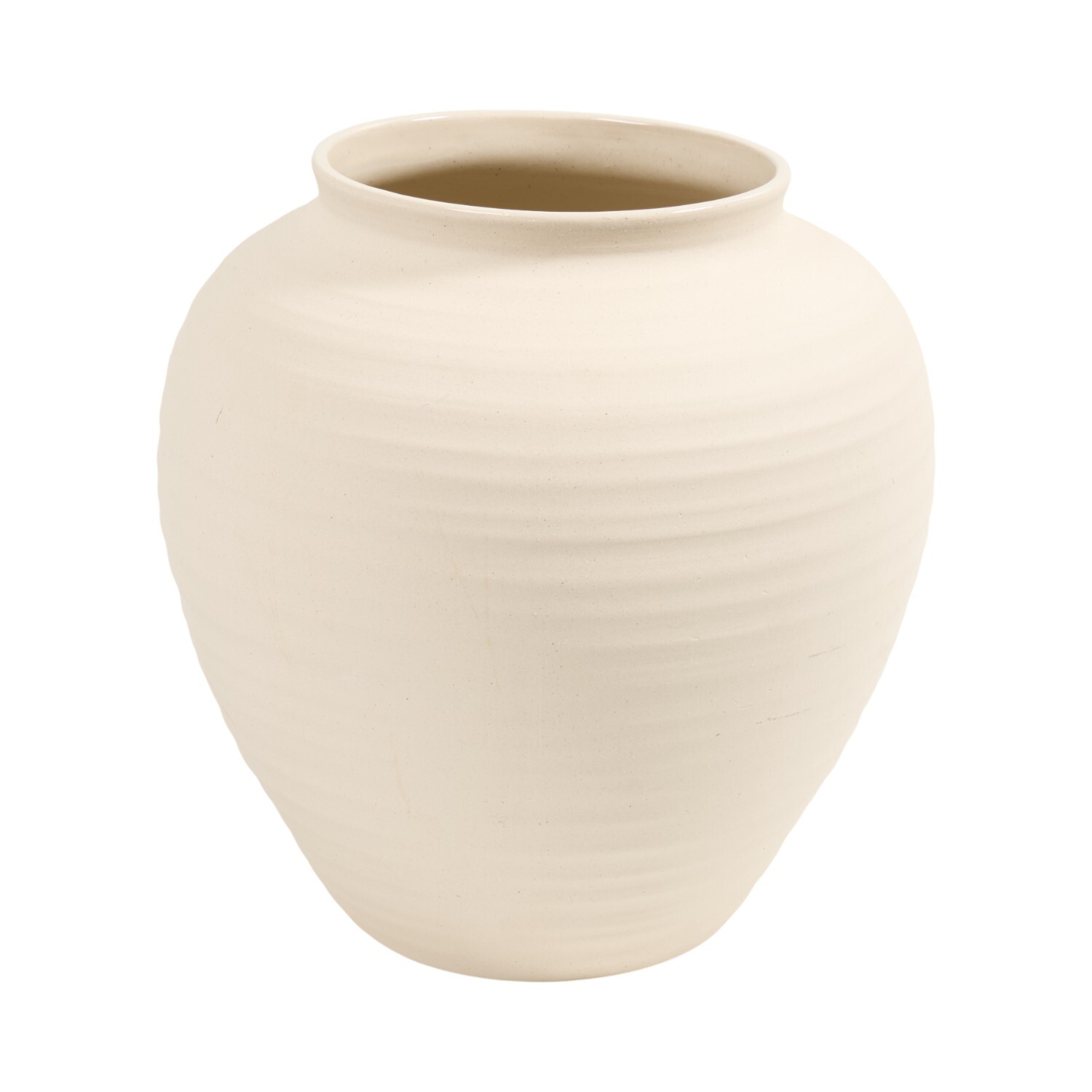 Textured Stone Vase Neutral Image 2
