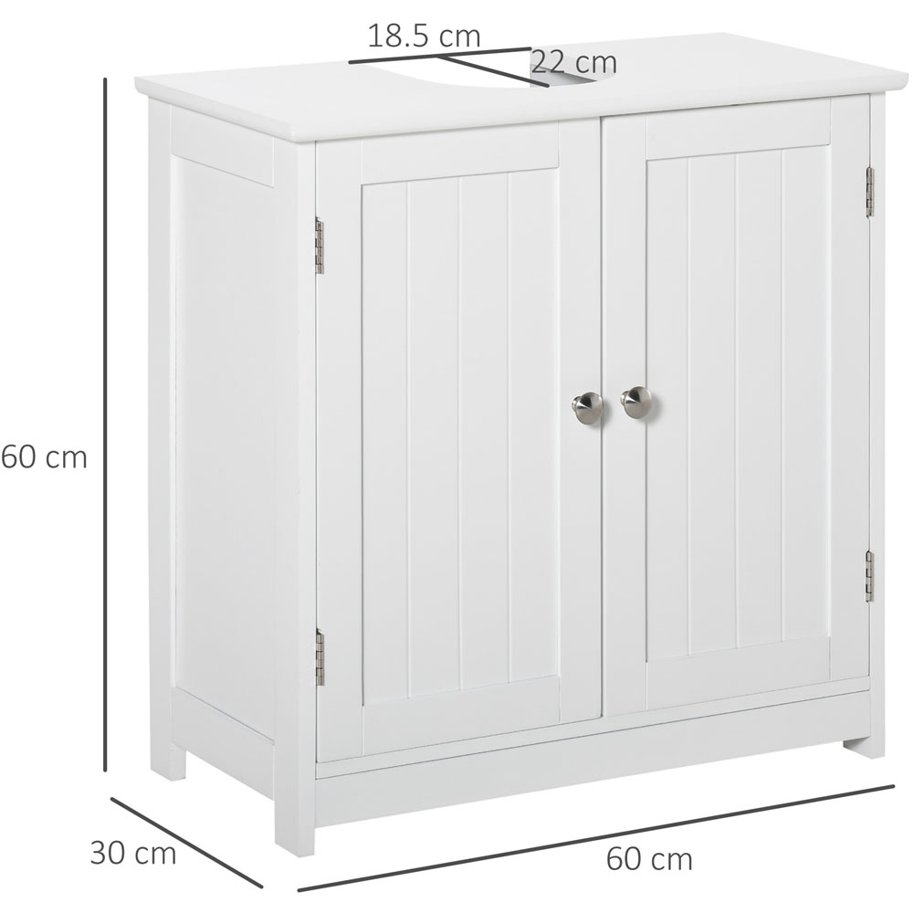 Kleankin Vanity Cabinet White Image 5