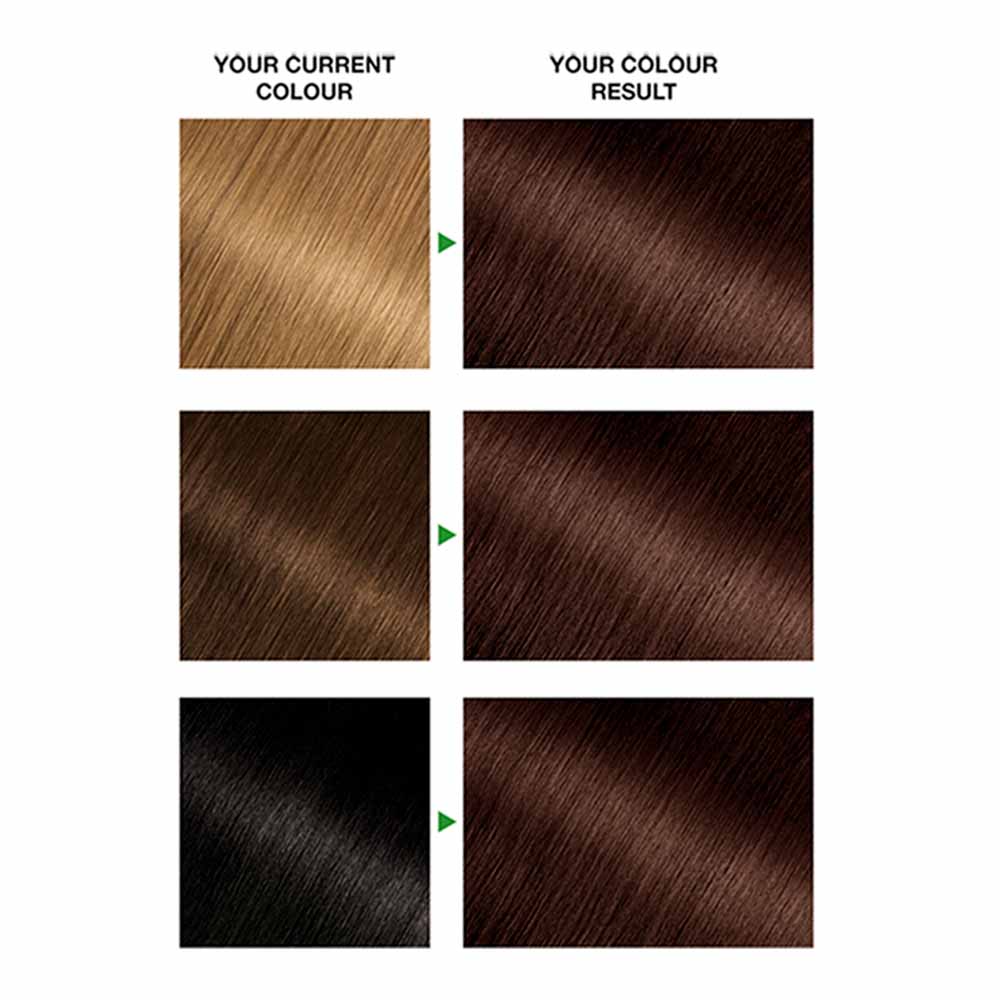 Garnier Nutrisse 4 Dark Brown Permanent Hair Dye Image 3