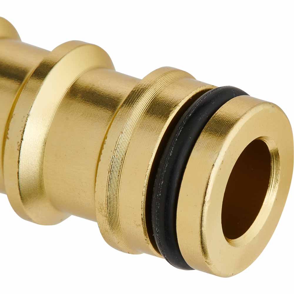 Wilko Brass E Hose Connector Male to Male Wilko