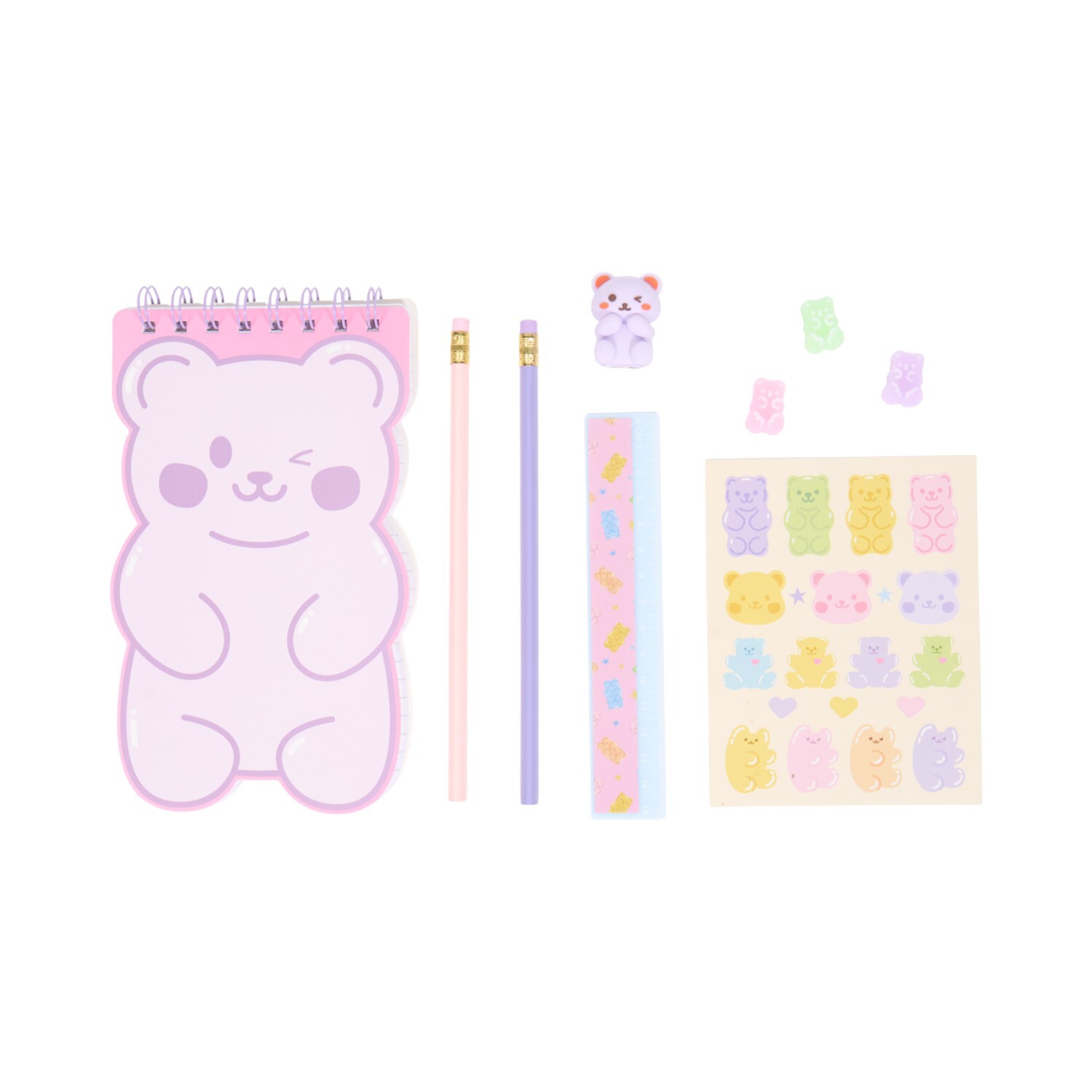 Colourful Bears Stationery Set Image 2