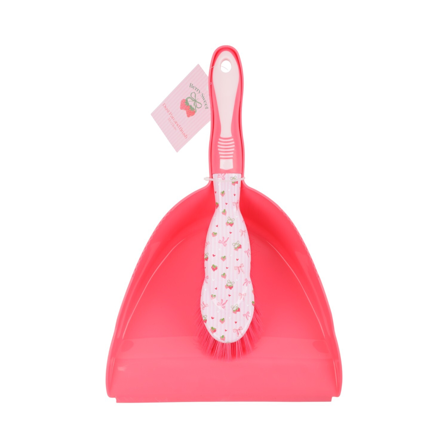 Berry Sweet Dustpan and Brush Pink Image 2