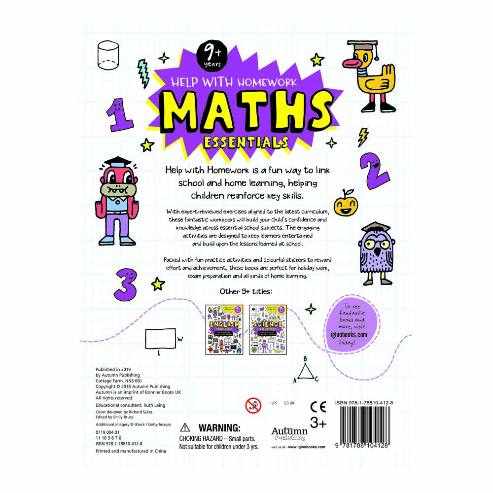 Help with Homework Maths Essentials 9 Plus Years Image 3