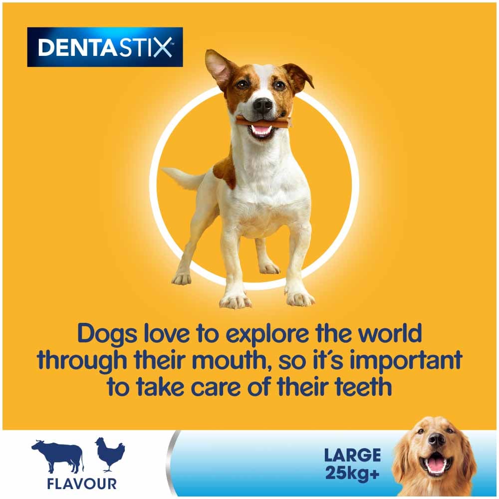 Pedigree Dentastix Daily Adult Large Dog Treats 810g Case of 4 x 21 Pack Image 6