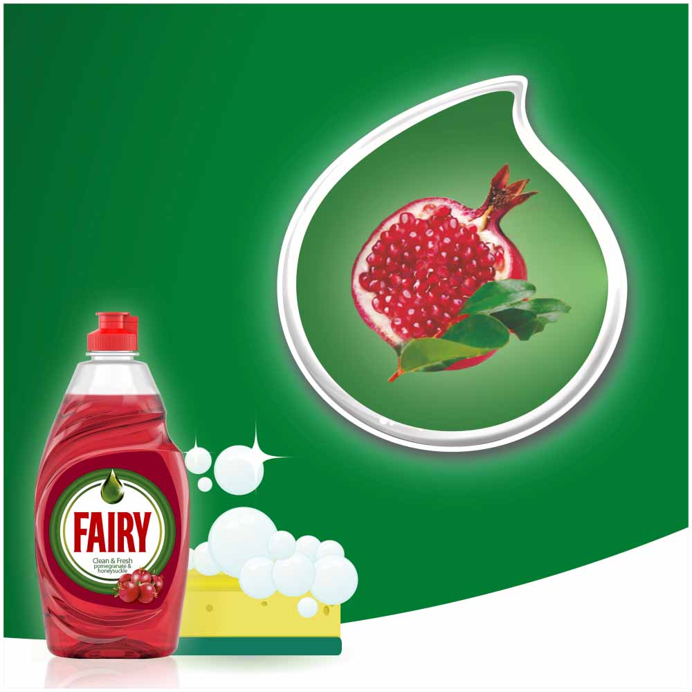 Fairy HDW Washing Up Liquid Pomegranate 1290ml Image 4