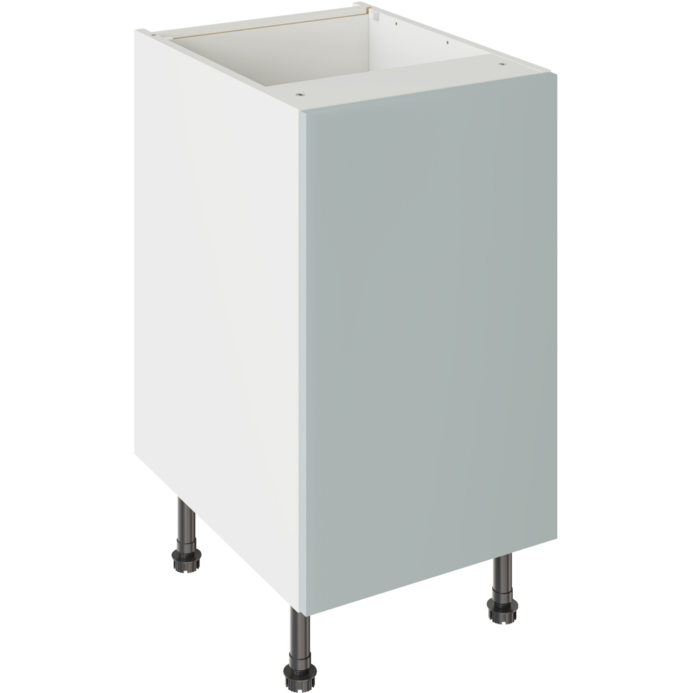 Kitchen Kit Slab Supermatt Aquamarine Base Kitchen Cabinet Flatpack 450mm Image 1